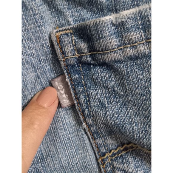 Levi's Silver 34 Baggy Light Wash Denim Classic Men's Casual Outdoor Biker Jeans - Picture 5 of 6